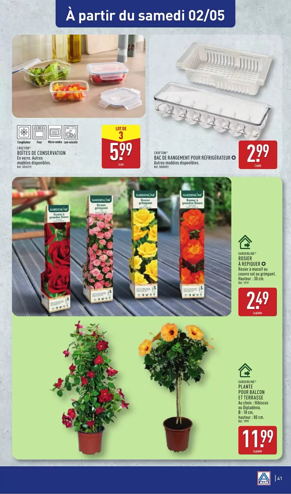 Prospectus promotionnel ALDI valable à partir du 28/04/2026 - Page 43.
