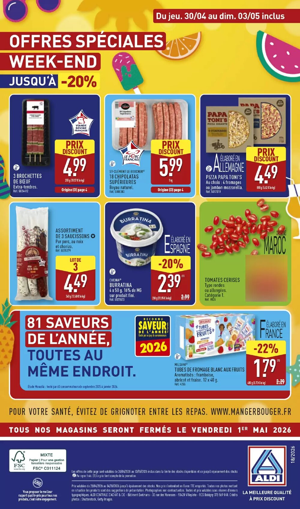 Prospectus promotionnel ALDI valable à partir du 28/04/2026 - Page 44.