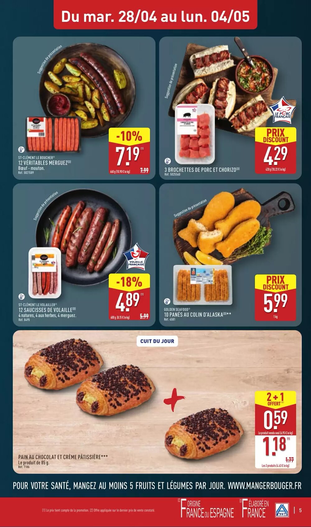 Prospectus promotionnel ALDI valable à partir du 28/04/2026 - Page 7.