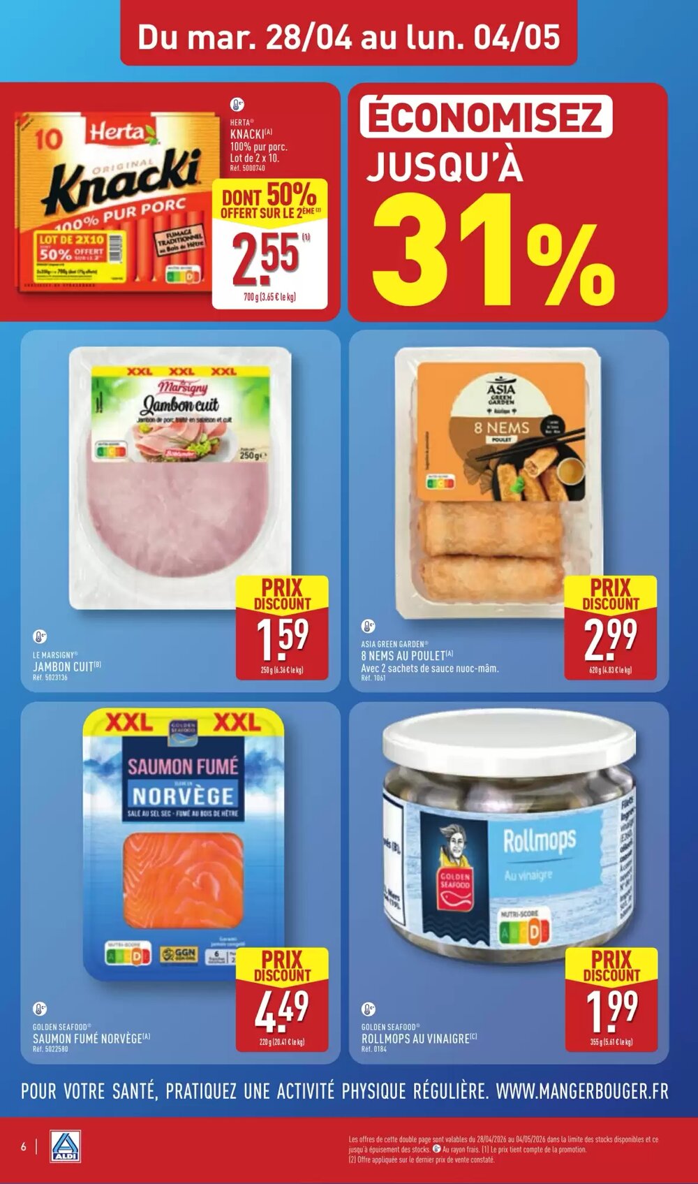 Prospectus promotionnel ALDI valable à partir du 28/04/2026 - Page 8.
