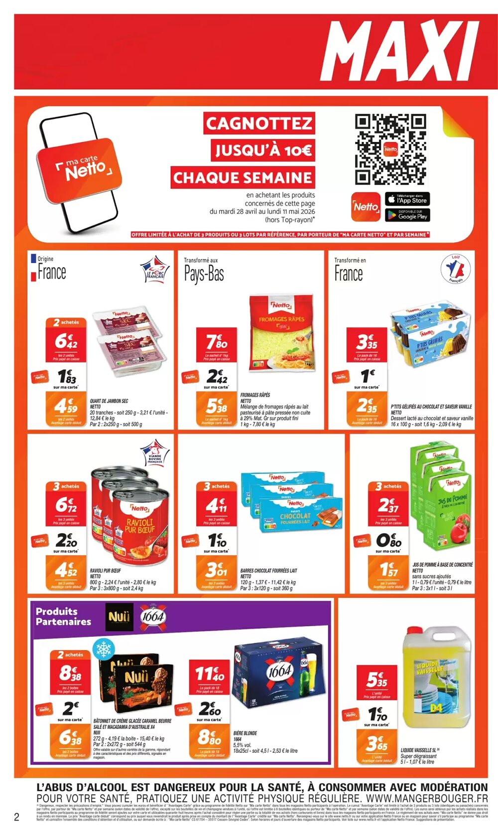 Prospectus promotionnel Netto valable à partir du 28/04/2026 - Page 2.
