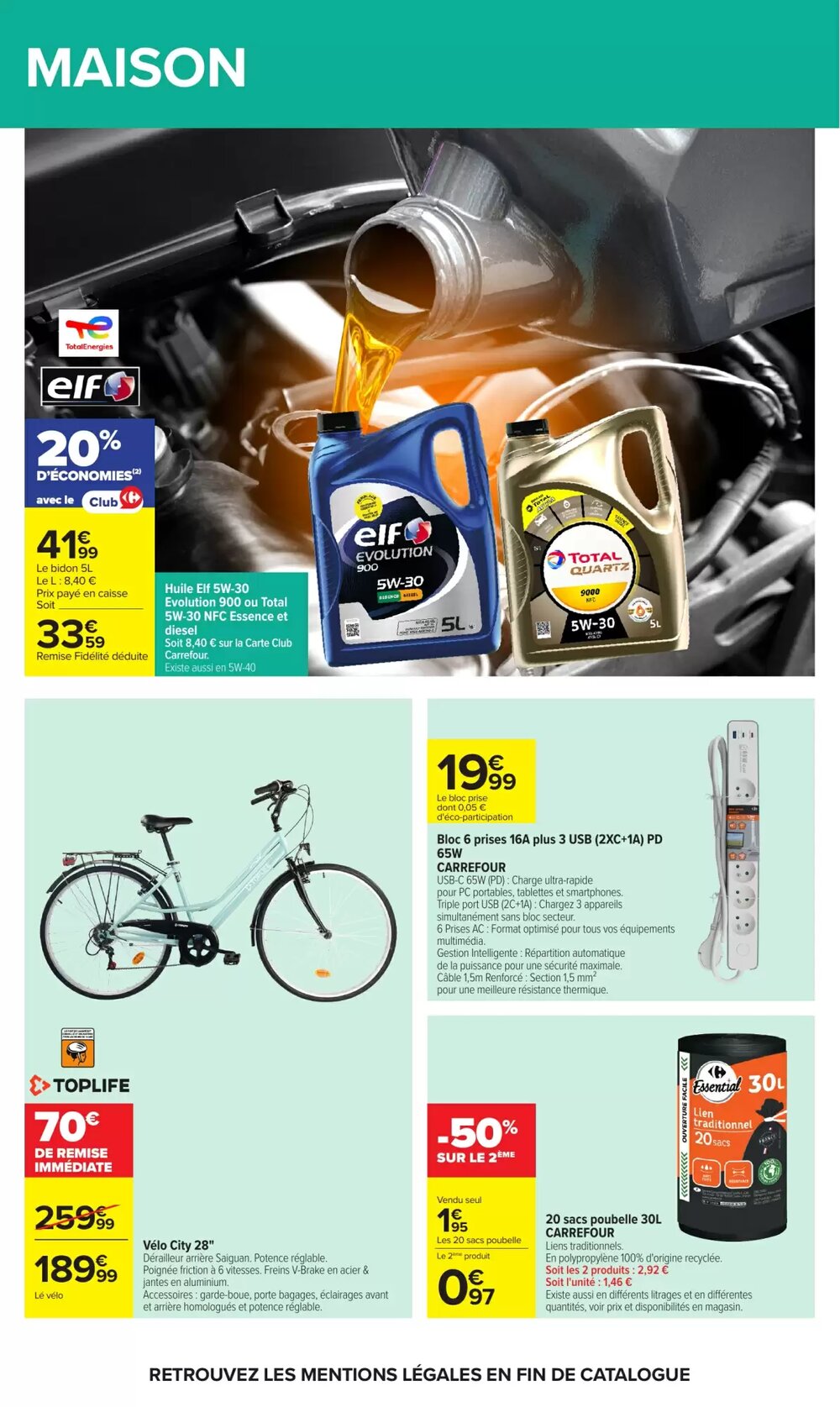 Prospectus promotionnel Carrefour valable à partir du 28/04/2026 - Page 47.