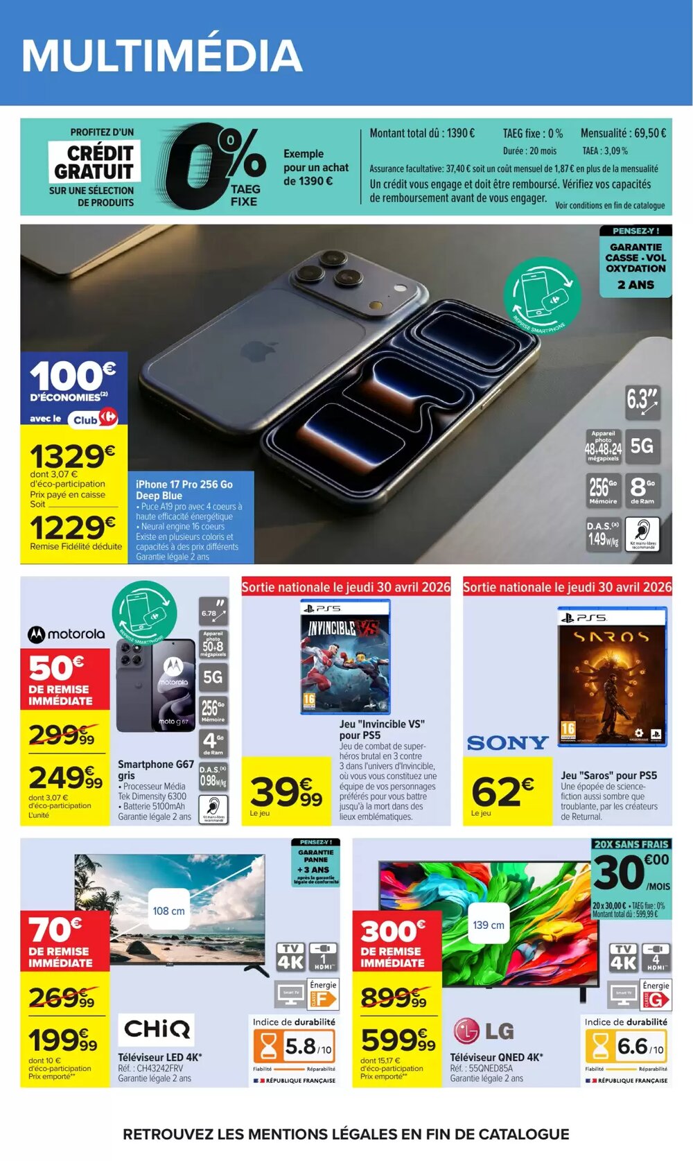 Prospectus promotionnel Carrefour valable à partir du 28/04/2026 - Page 53.