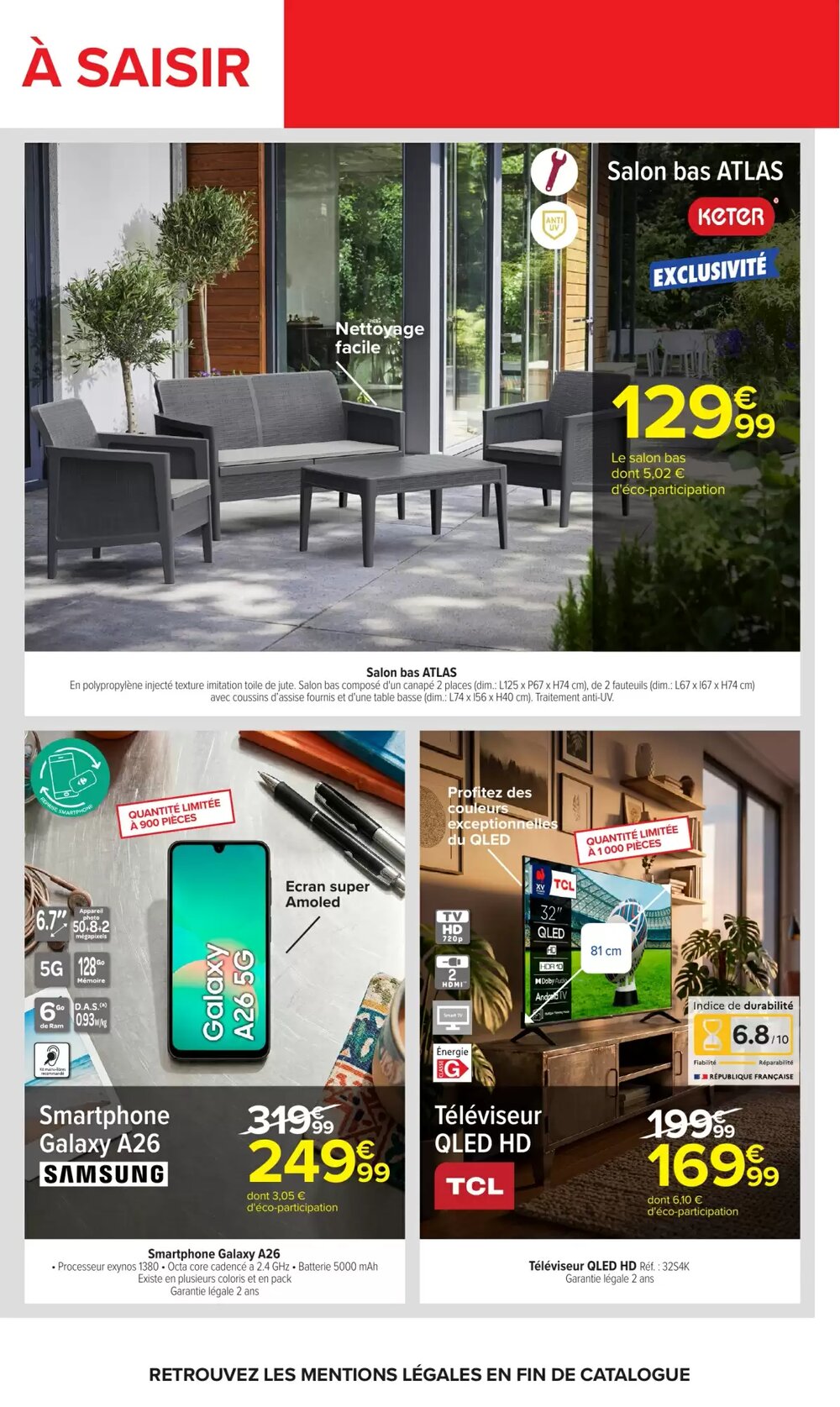 Prospectus promotionnel Carrefour valable à partir du 28/04/2026 - Page 57.