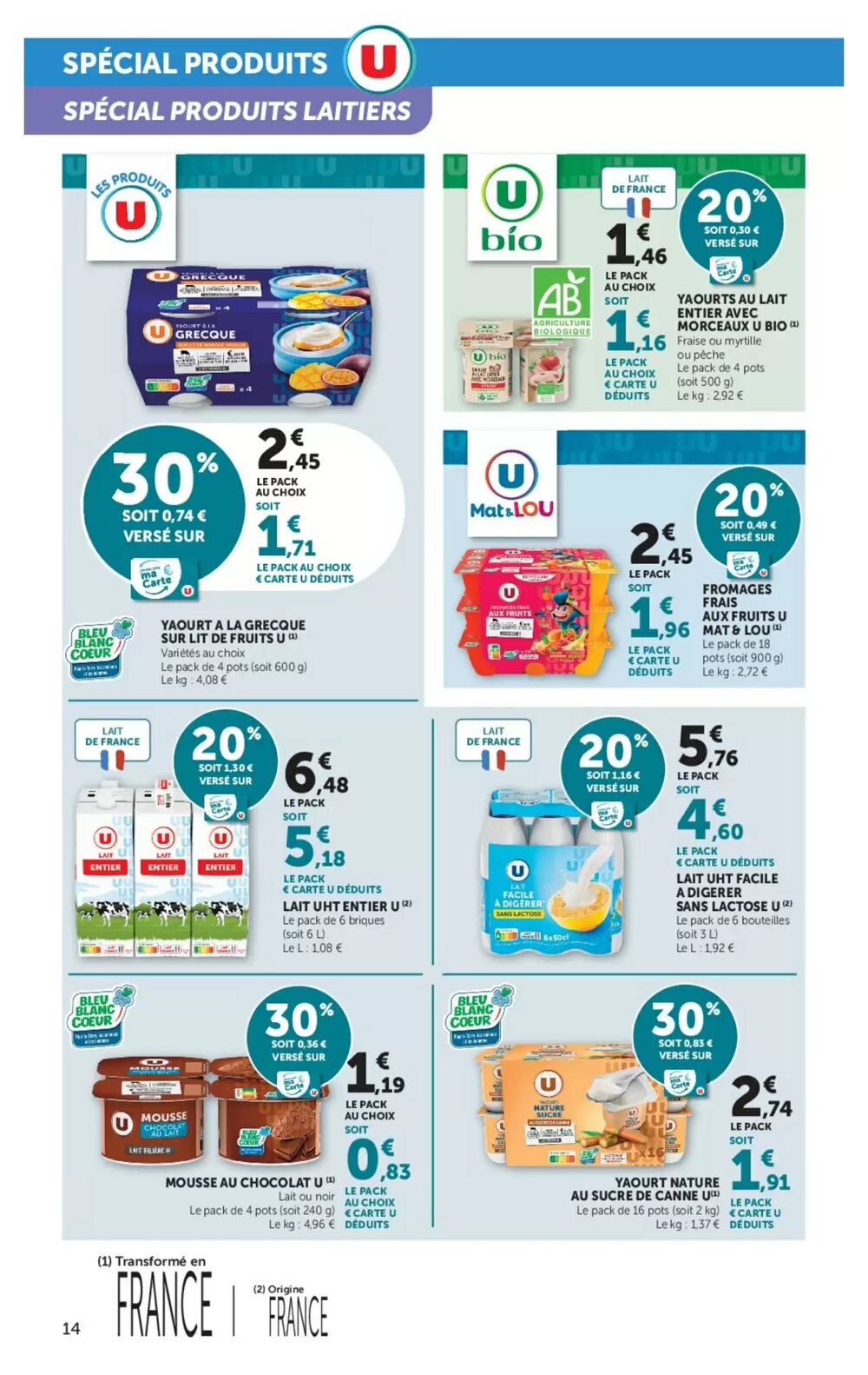 Prospectus promotionnel U Express valable à partir du 28/04/2026 - Page 14.