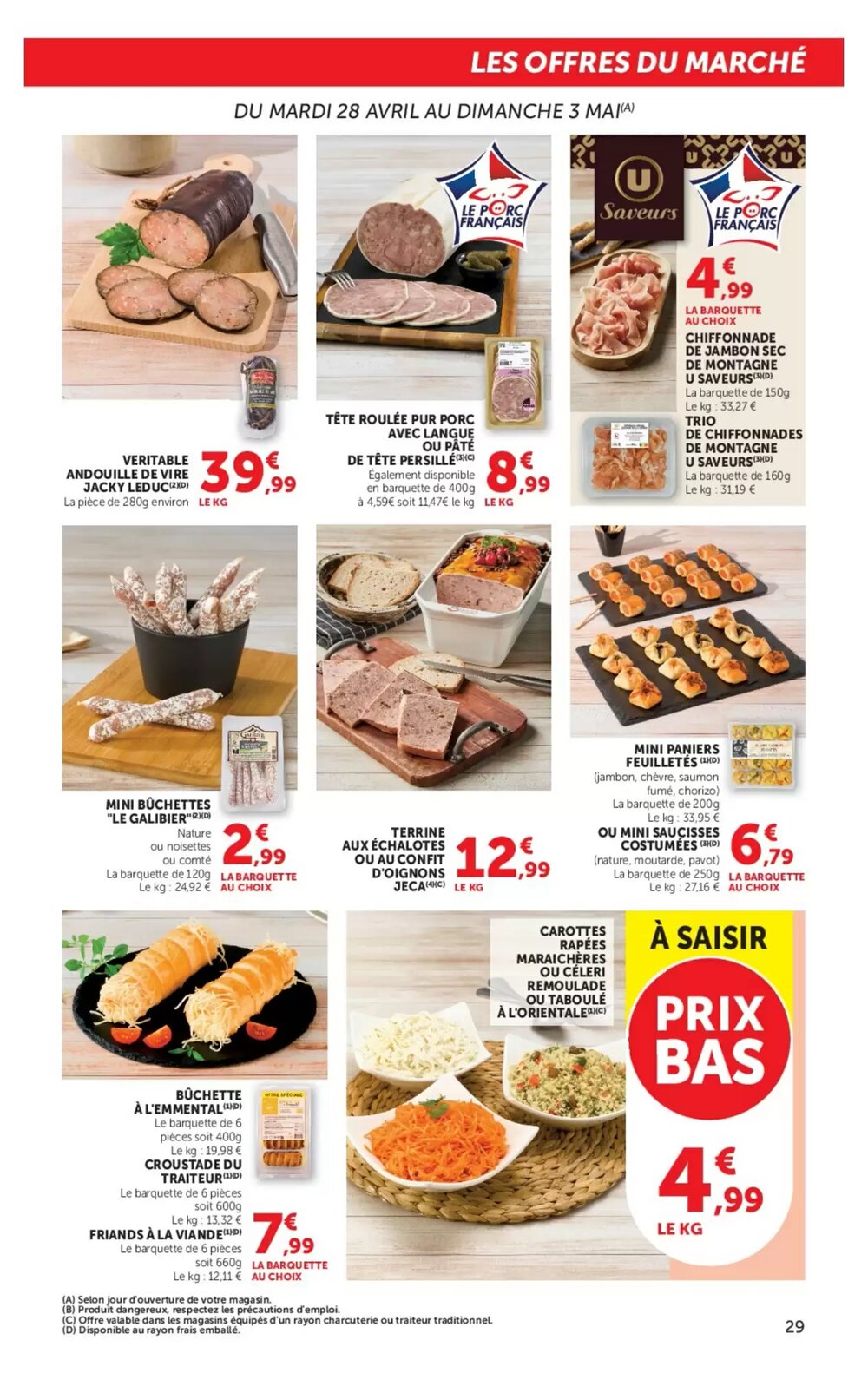 Prospectus promotionnel U Express valable à partir du 28/04/2026 - Page 29.