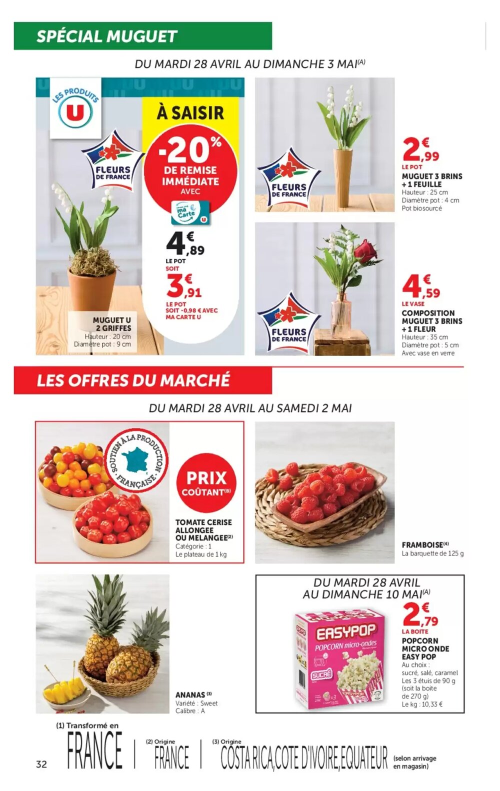 Prospectus promotionnel U Express valable à partir du 28/04/2026 - Page 32.