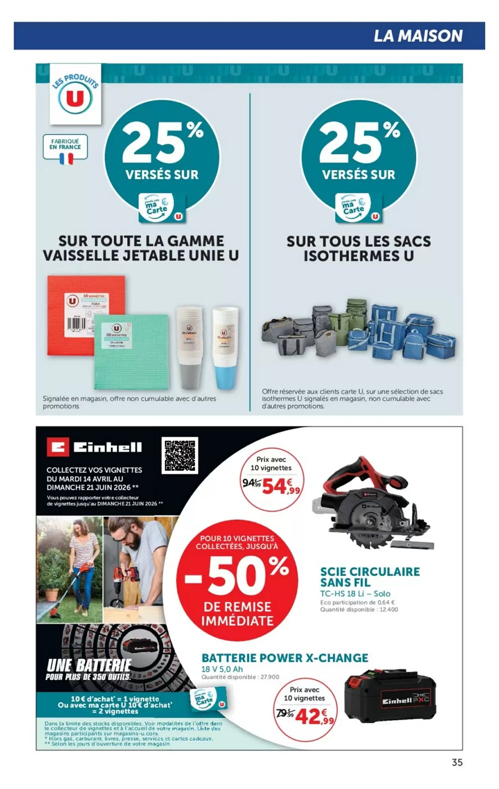 Prospectus promotionnel U Express valable à partir du 28/04/2026 - Page 35.