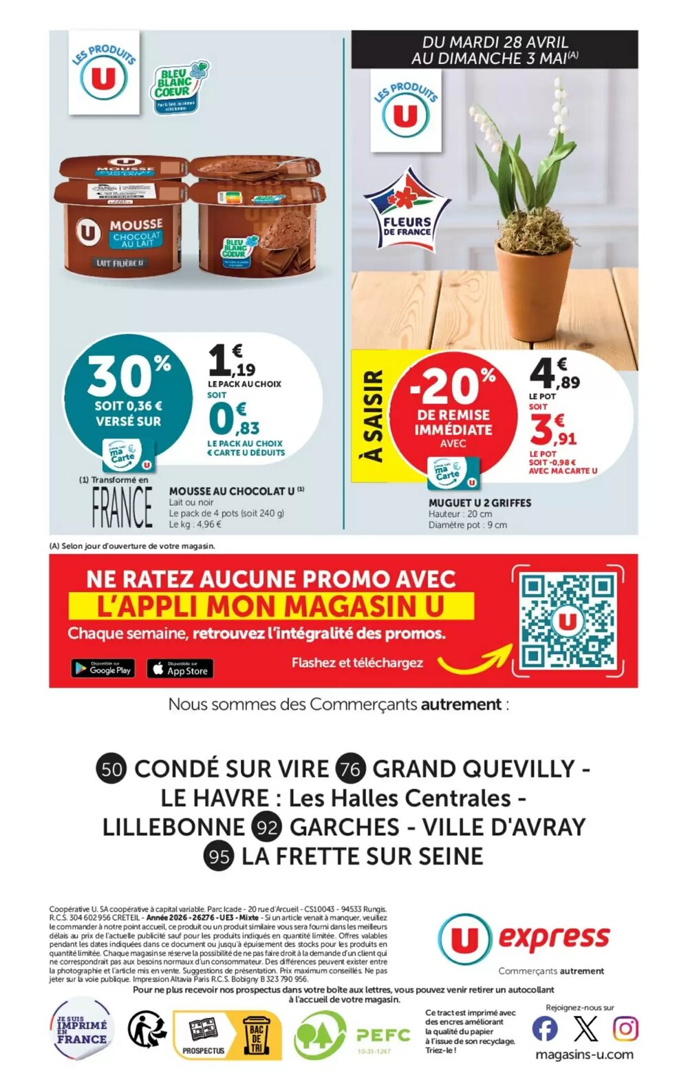 Prospectus promotionnel U Express valable à partir du 28/04/2026 - Page 36.