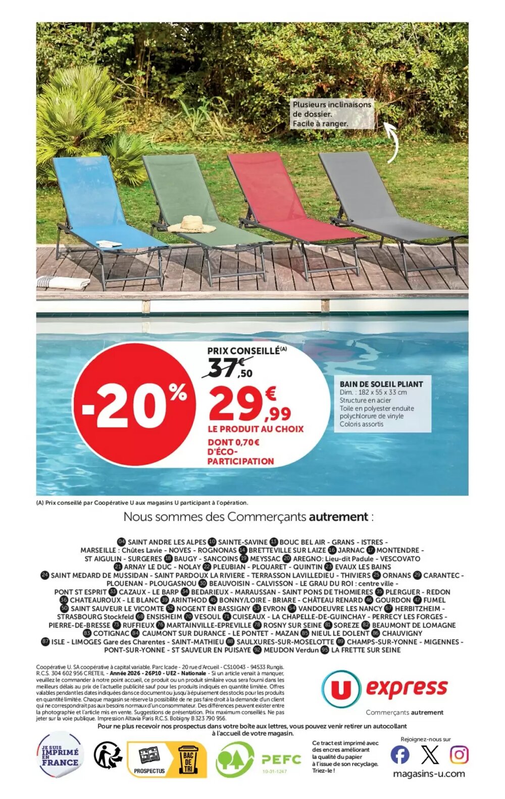 Prospectus promotionnel U Express valable à partir du 28/04/2026 - Page 16.