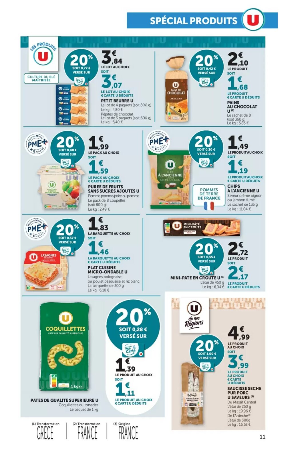 Prospectus promotionnel Super U valable à partir du 28/04/2026 - Page 11.