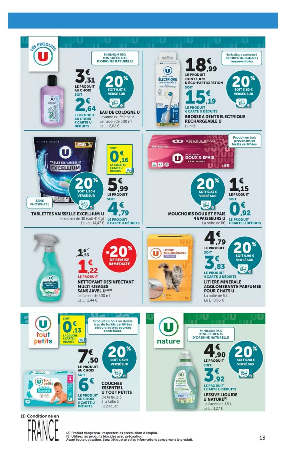 Prospectus promotionnel Super U valable à partir du 28/04/2026 - Page 13.