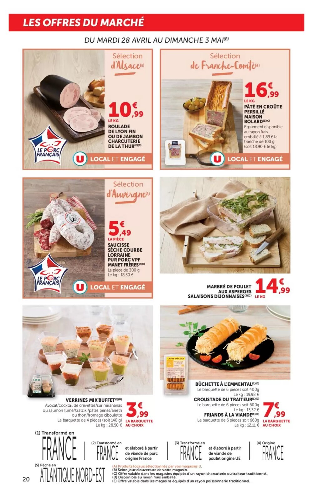 Prospectus promotionnel Super U valable à partir du 28/04/2026 - Page 20.