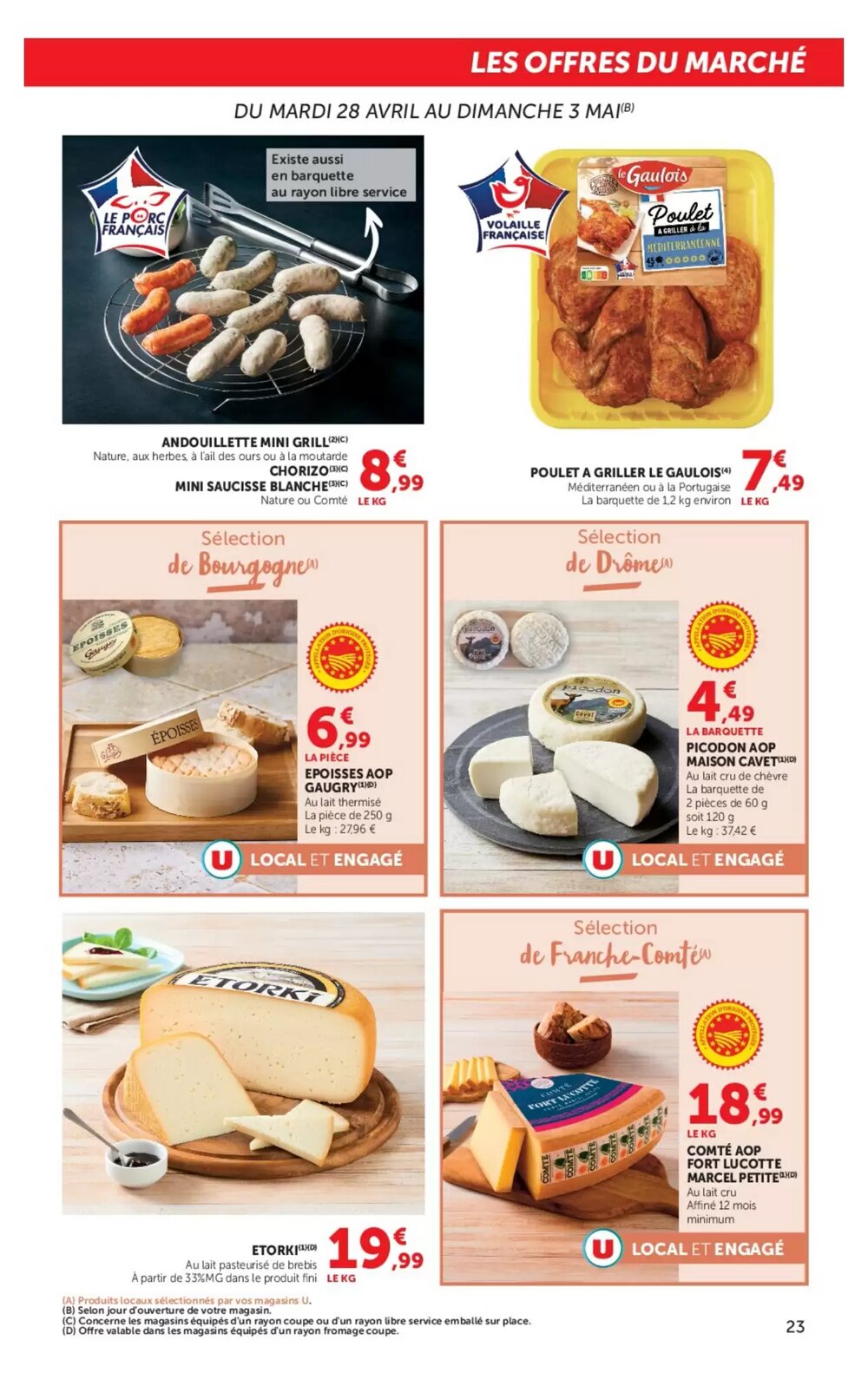Prospectus promotionnel Super U valable à partir du 28/04/2026 - Page 23.