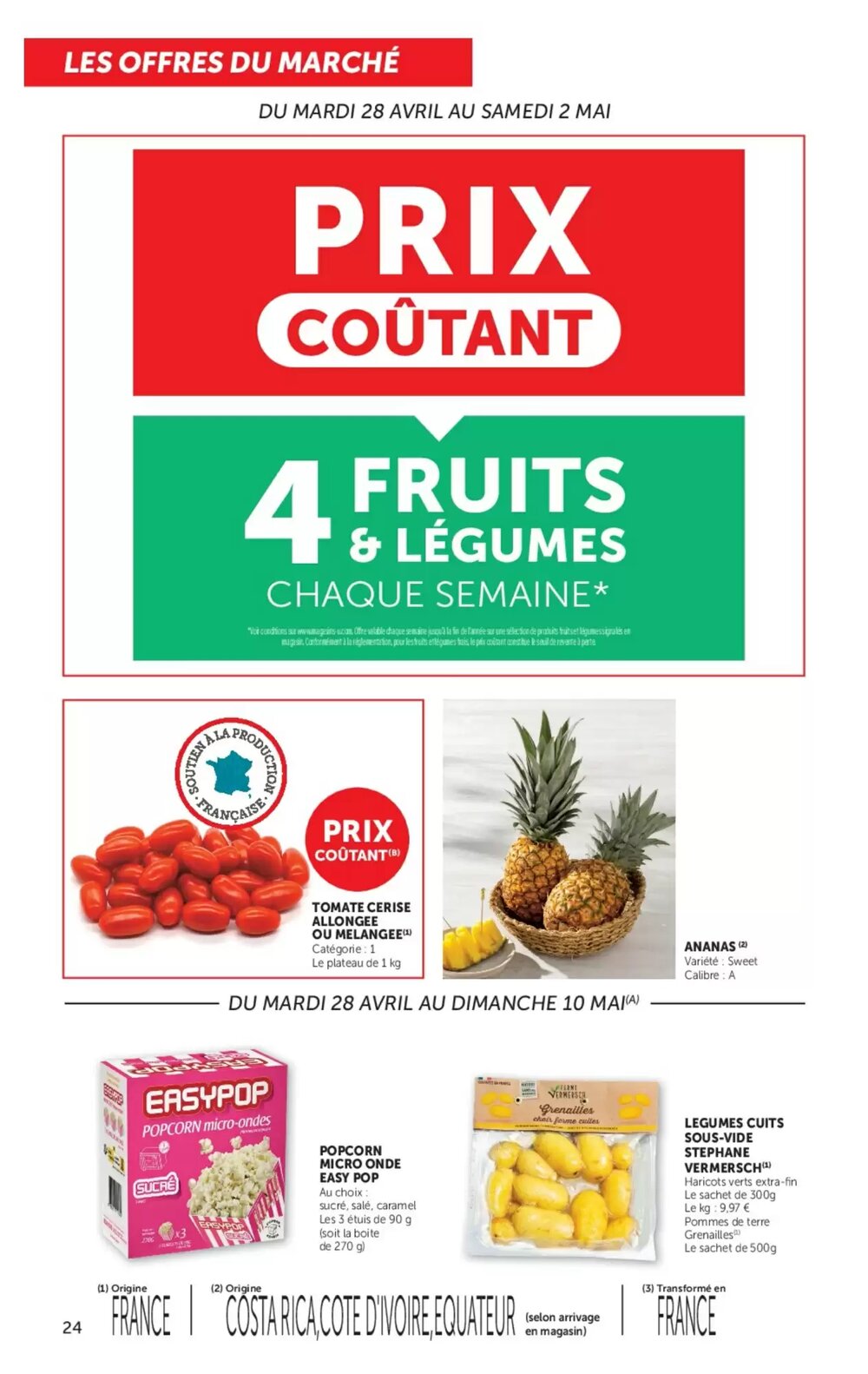 Prospectus promotionnel Super U valable à partir du 28/04/2026 - Page 24.