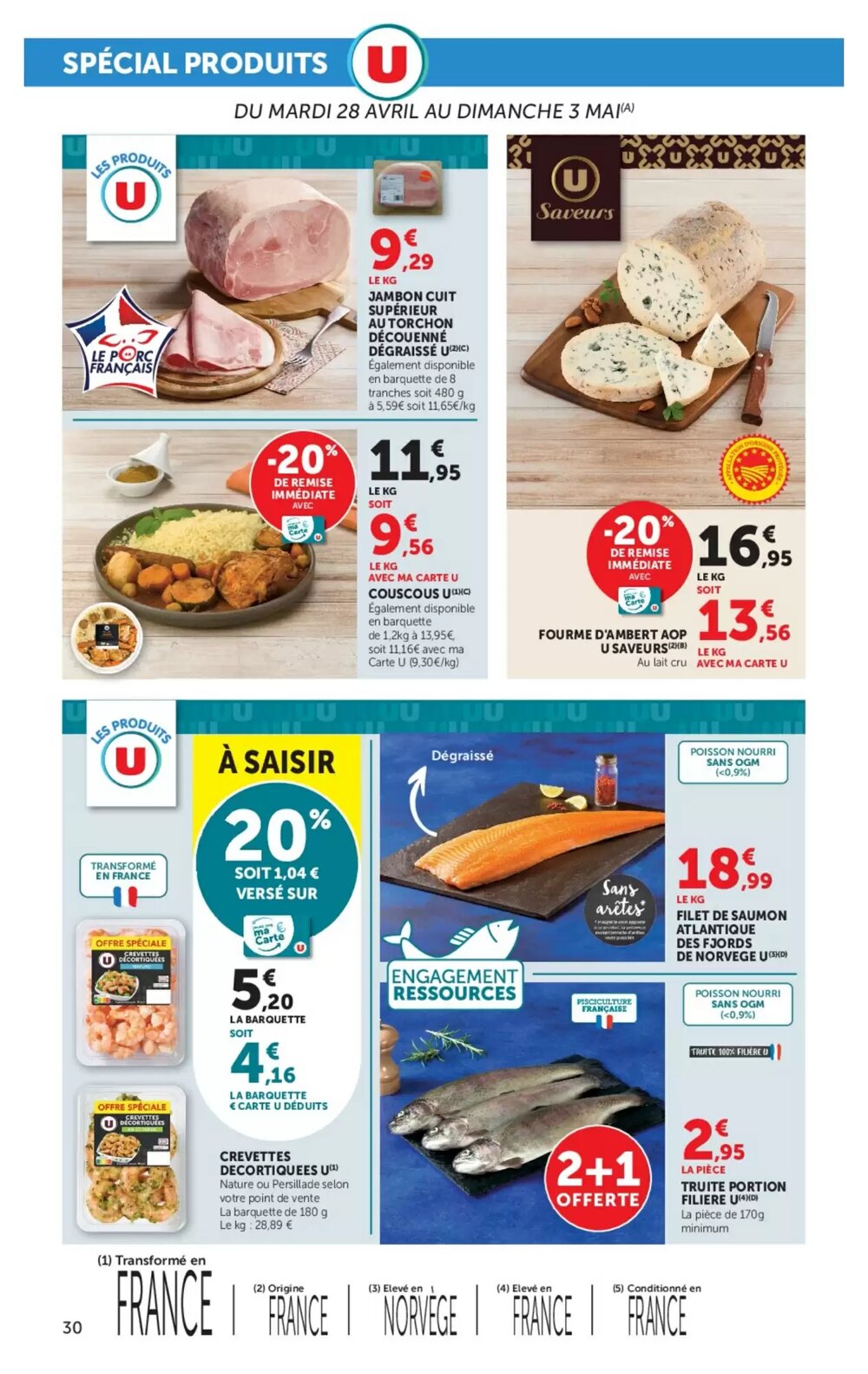 Prospectus promotionnel Hyper U valable à partir du 28/04/2026 - Page 30.