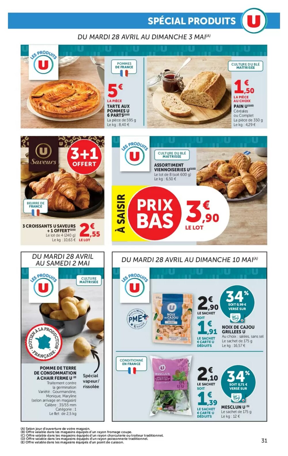 Prospectus promotionnel Hyper U valable à partir du 28/04/2026 - Page 31.