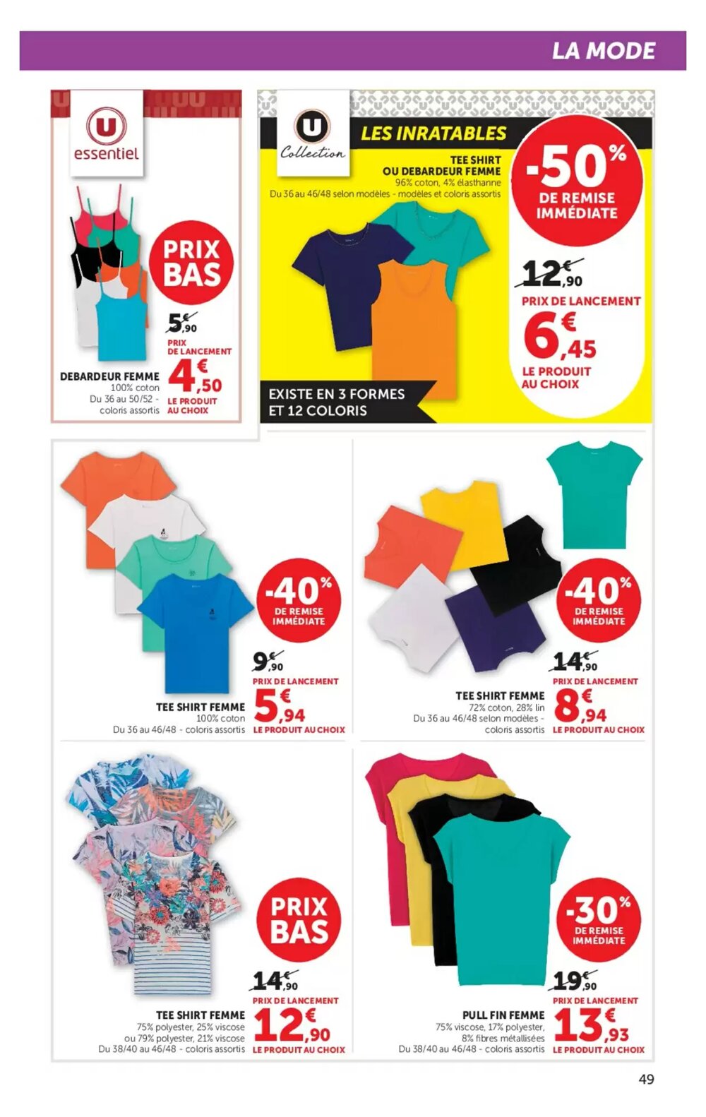 Prospectus promotionnel Hyper U valable à partir du 28/04/2026 - Page 49.