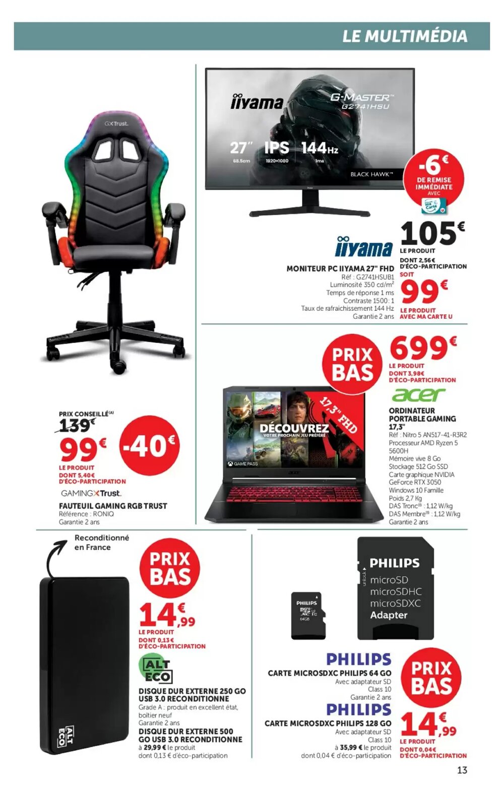 Prospectus promotionnel Hyper U valable à partir du 28/04/2026 - Page 13.