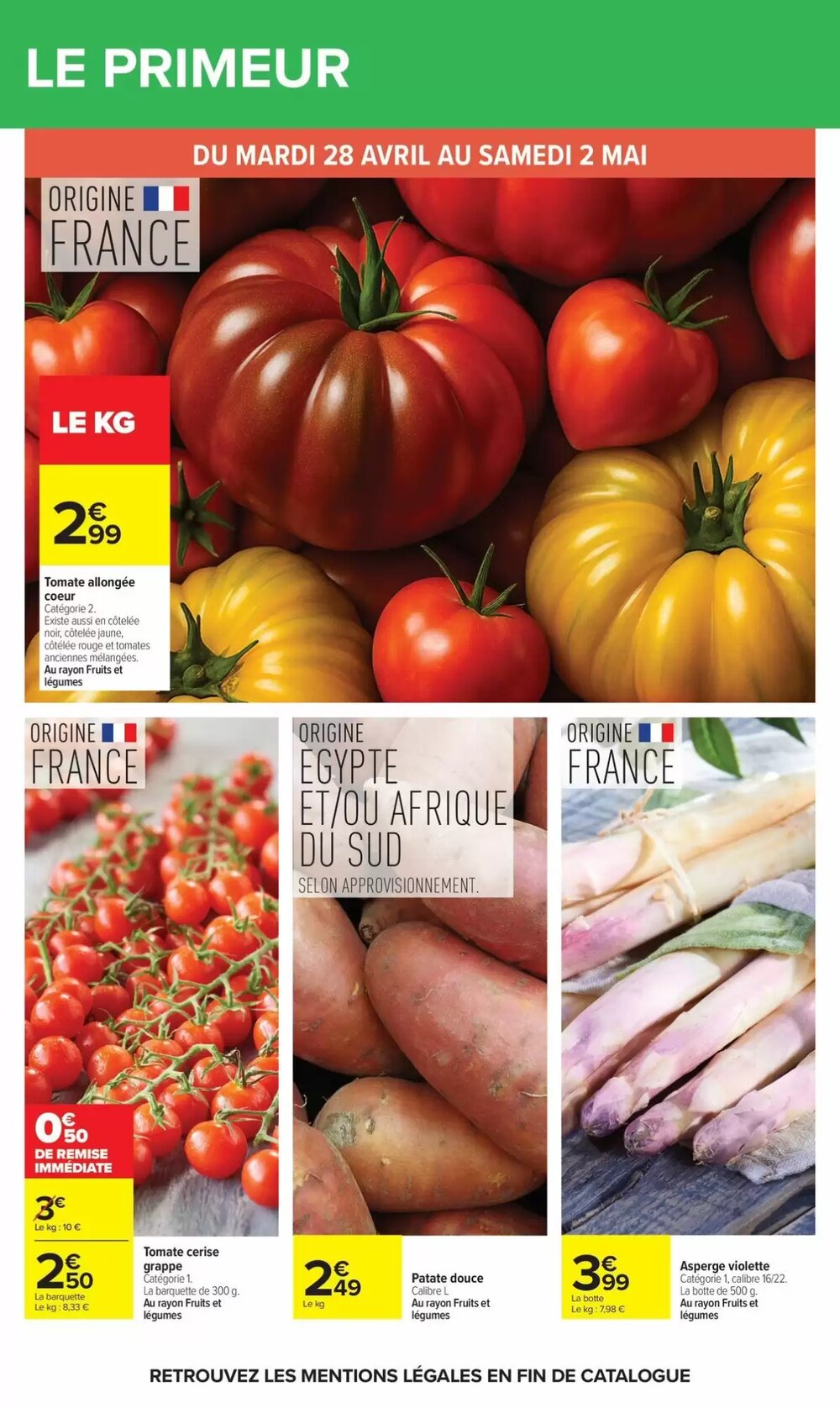 Prospectus promotionnel Carrefour valable à partir du 28/04/2026 - Page 33.