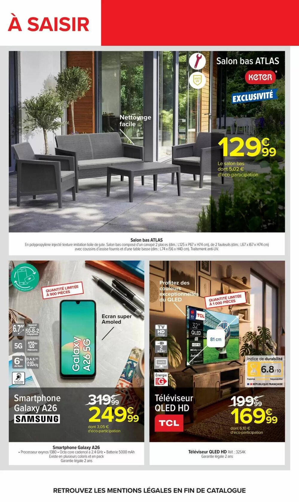 Prospectus promotionnel Carrefour valable à partir du 28/04/2026 - Page 69.