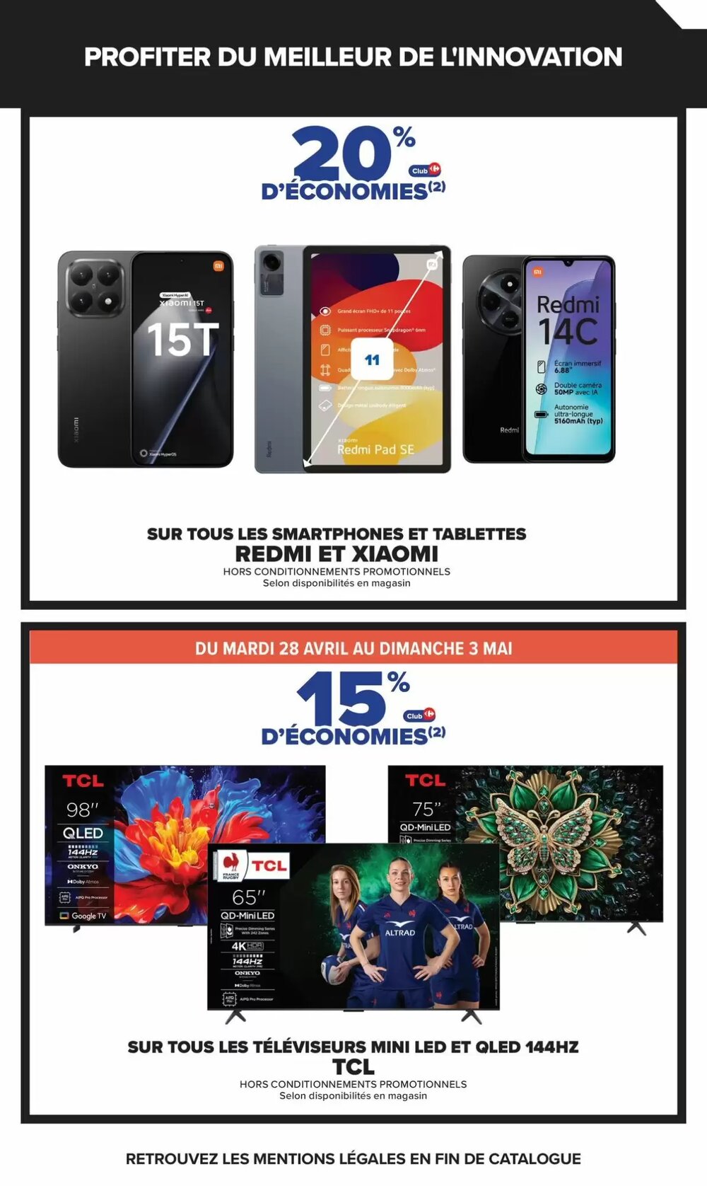 Prospectus promotionnel Carrefour valable à partir du 28/04/2026 - Page 11.