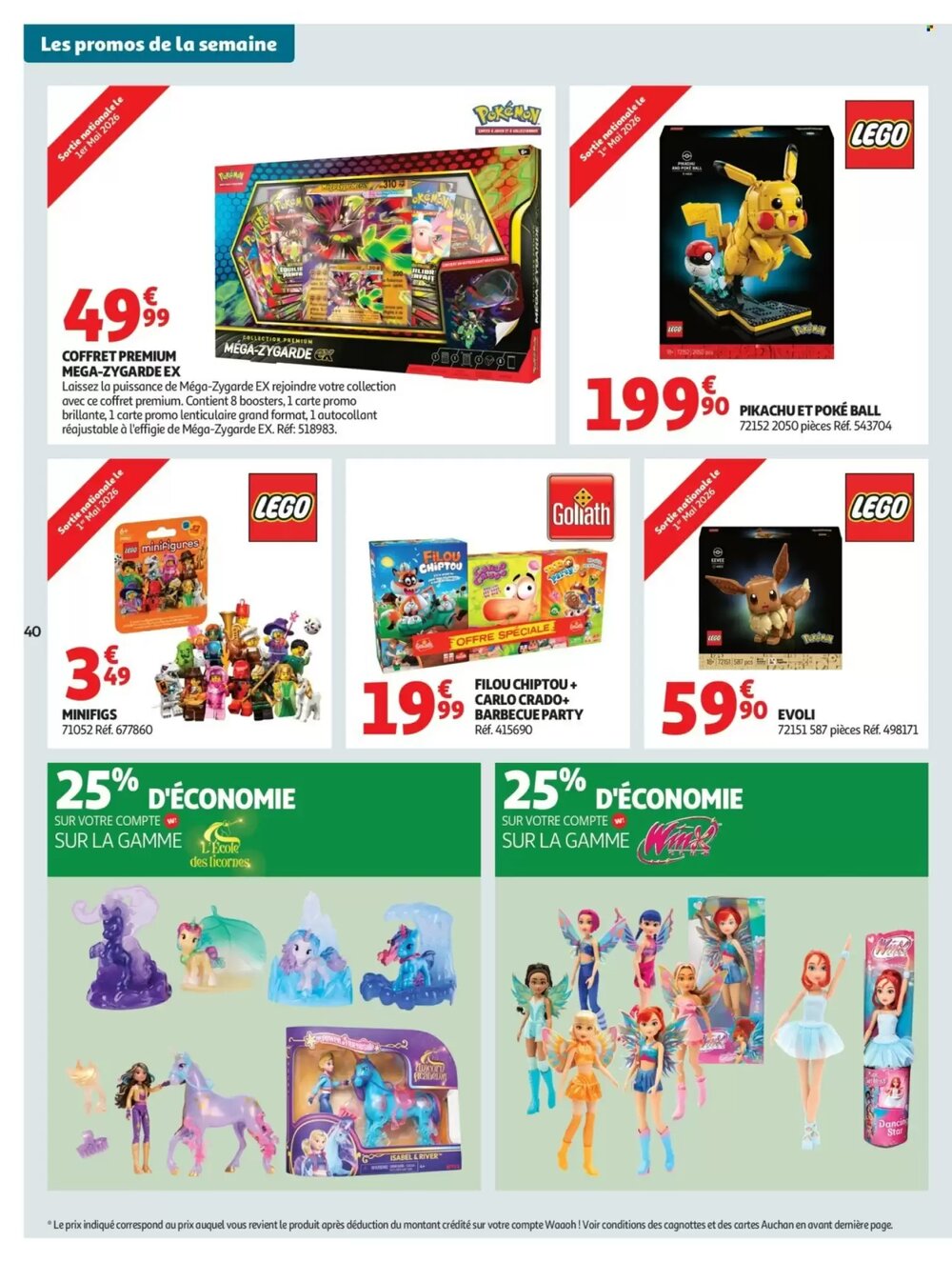 Prospectus promotionnel Auchan valable à partir du 28/04/2026 - Page 40.