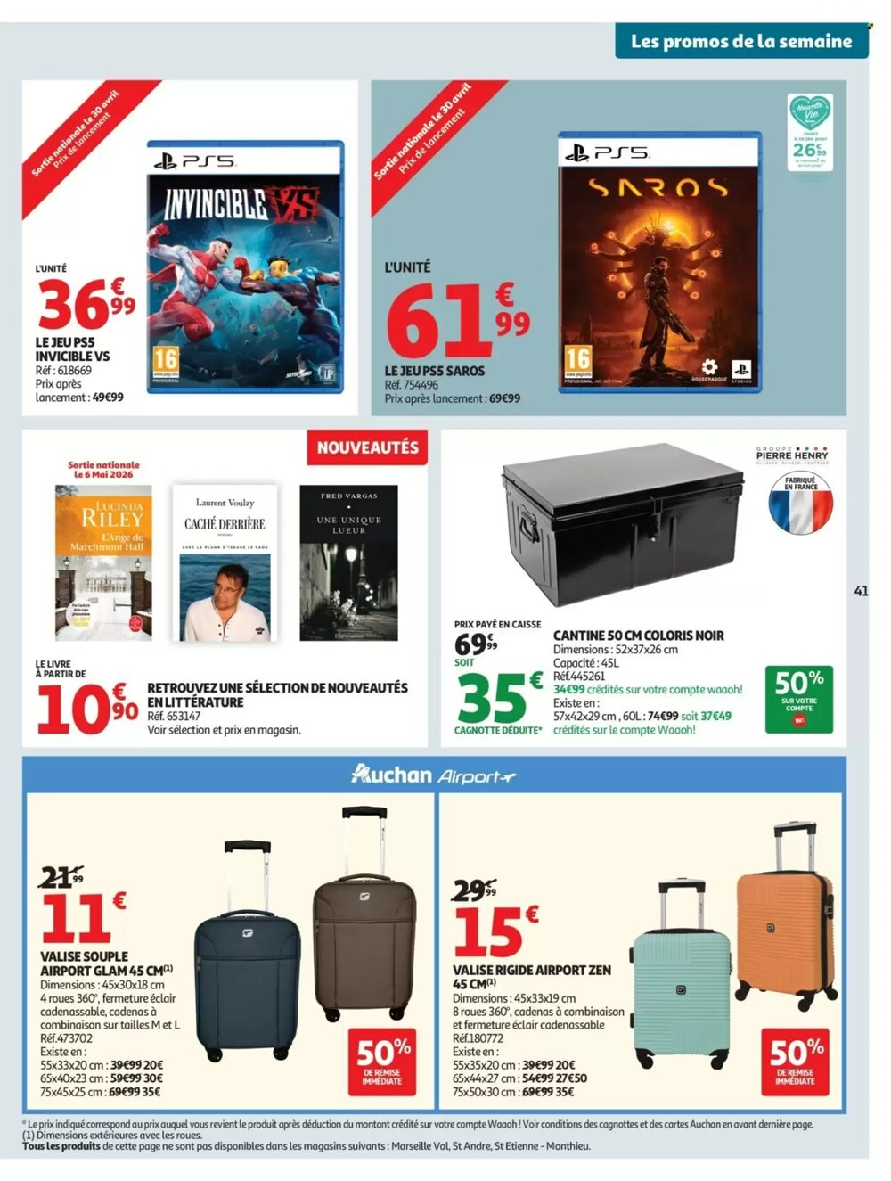 Prospectus promotionnel Auchan valable à partir du 28/04/2026 - Page 41.