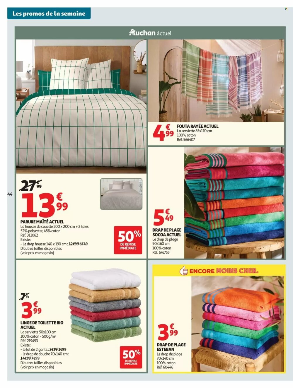 Prospectus promotionnel Auchan valable à partir du 28/04/2026 - Page 44.