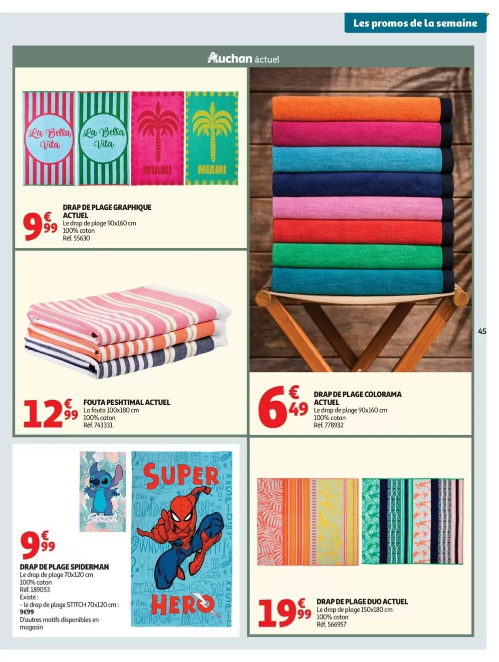 Prospectus promotionnel Auchan valable à partir du 28/04/2026 - Page 45.