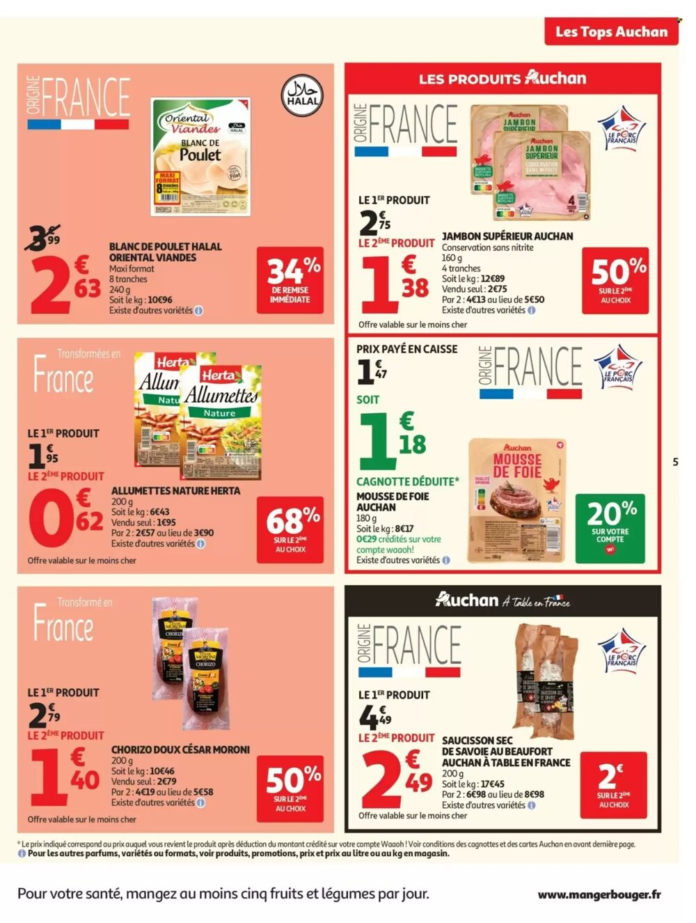 Prospectus promotionnel Auchan valable à partir du 28/04/2026 - Page 5.