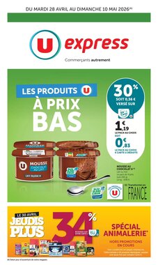 Prospectus promotionnel U Express valable à partir du 28/04/2026