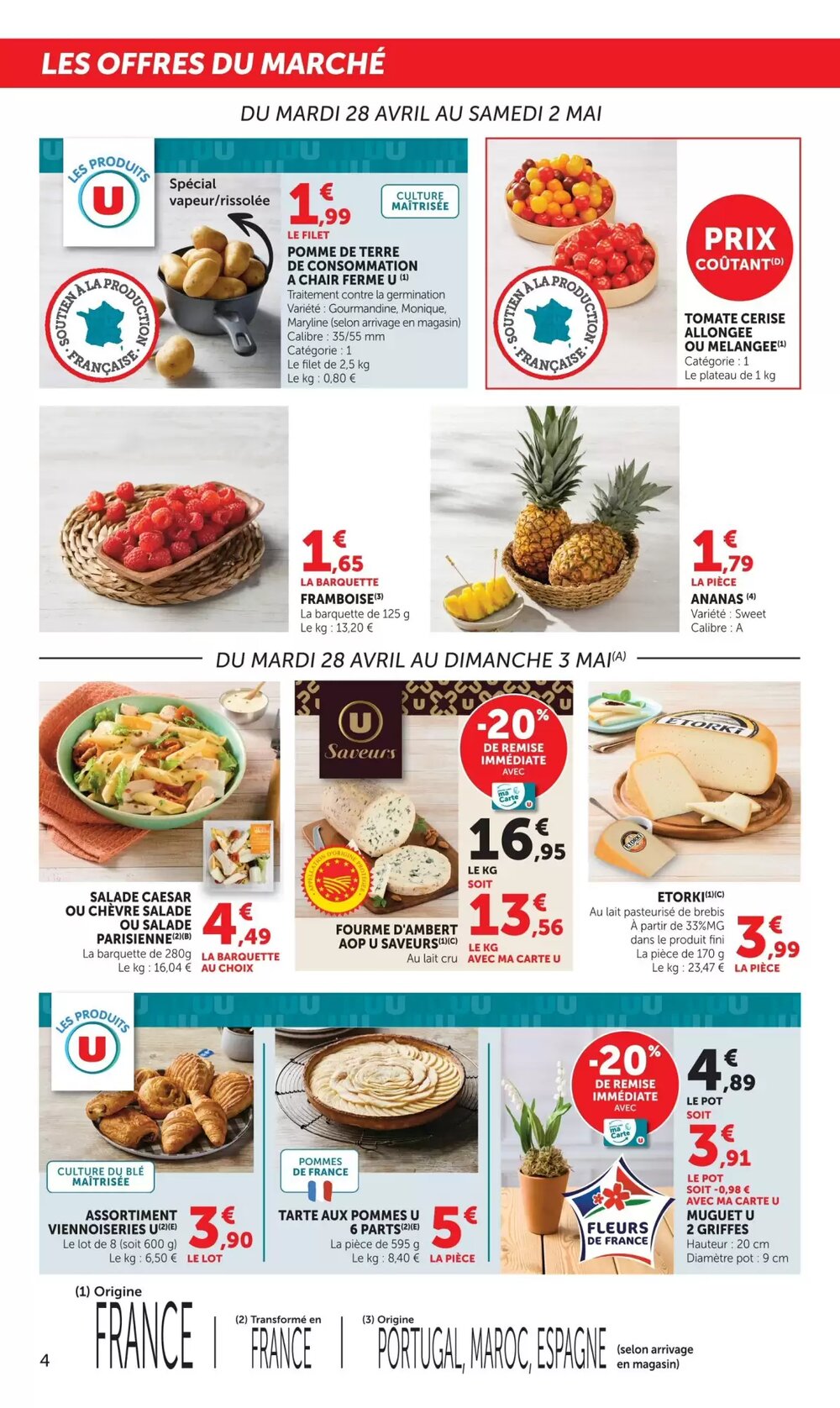 Prospectus promotionnel U Express valable à partir du 28/04/2026 - Page 4.