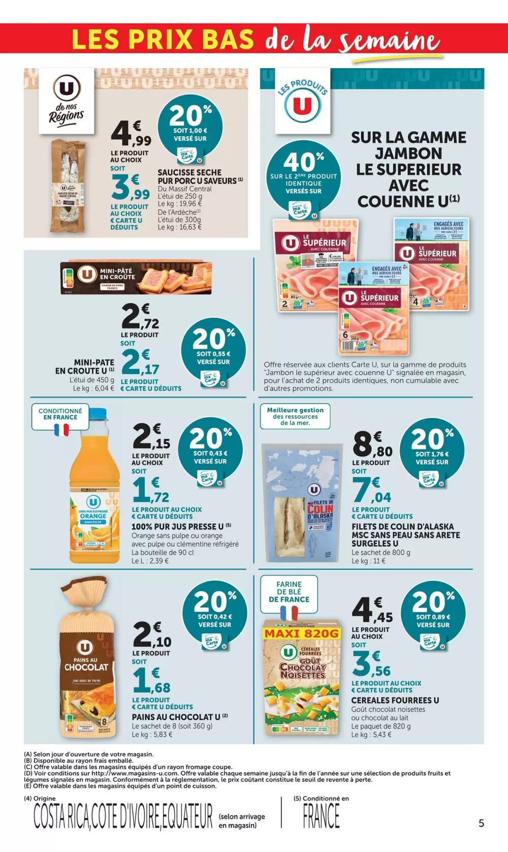 Prospectus promotionnel U Express valable à partir du 28/04/2026 - Page 5.