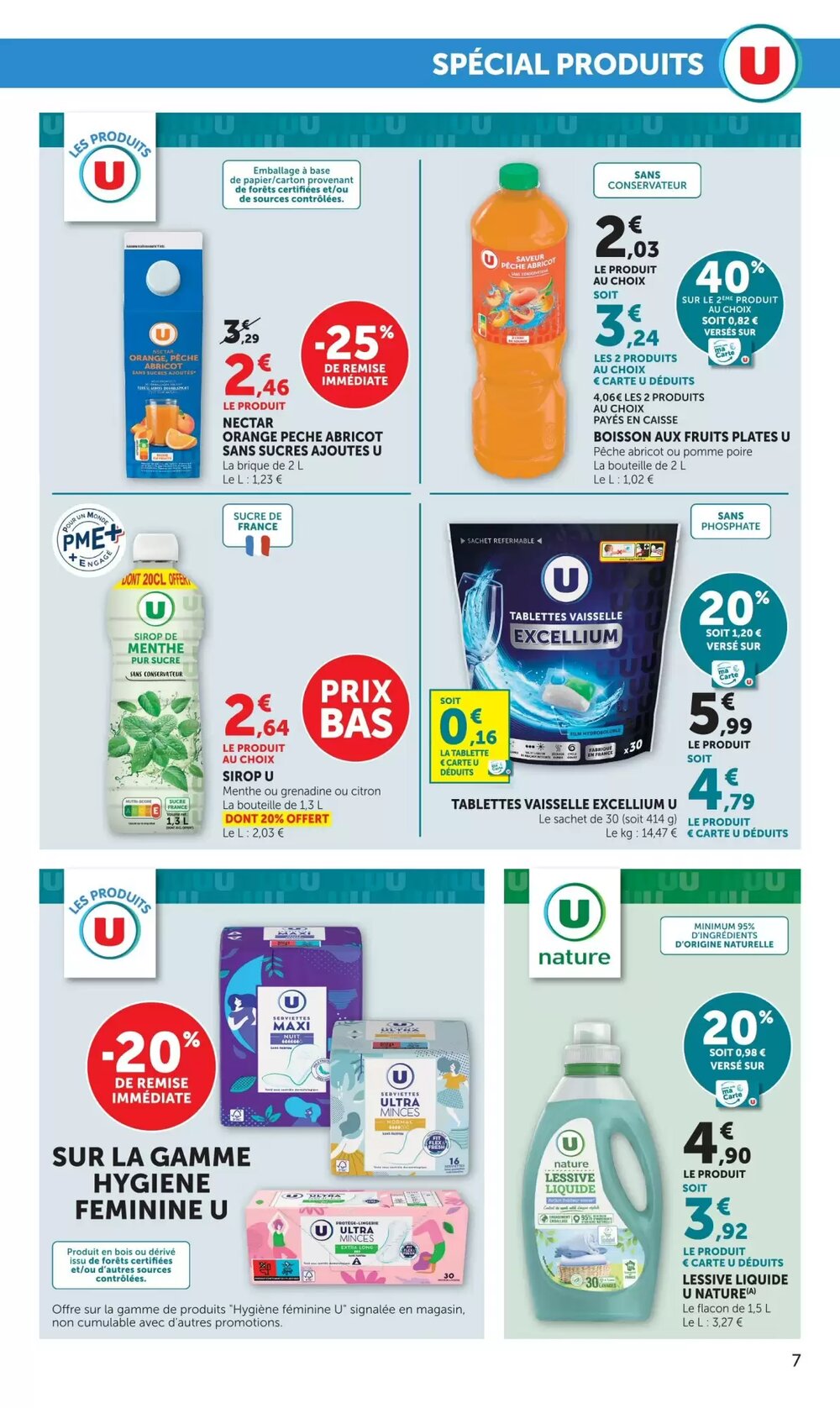 Prospectus promotionnel U Express valable à partir du 28/04/2026 - Page 7.