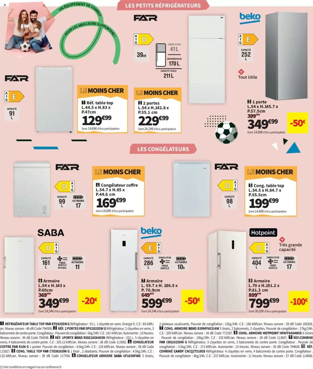 Prospectus promotionnel Conforama valable à partir du 28/04/2026 - Page 18.