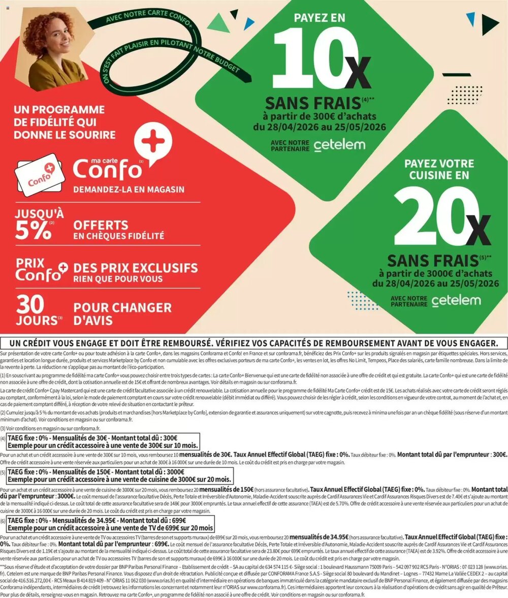 Prospectus promotionnel Conforama valable à partir du 28/04/2026 - Page 2.