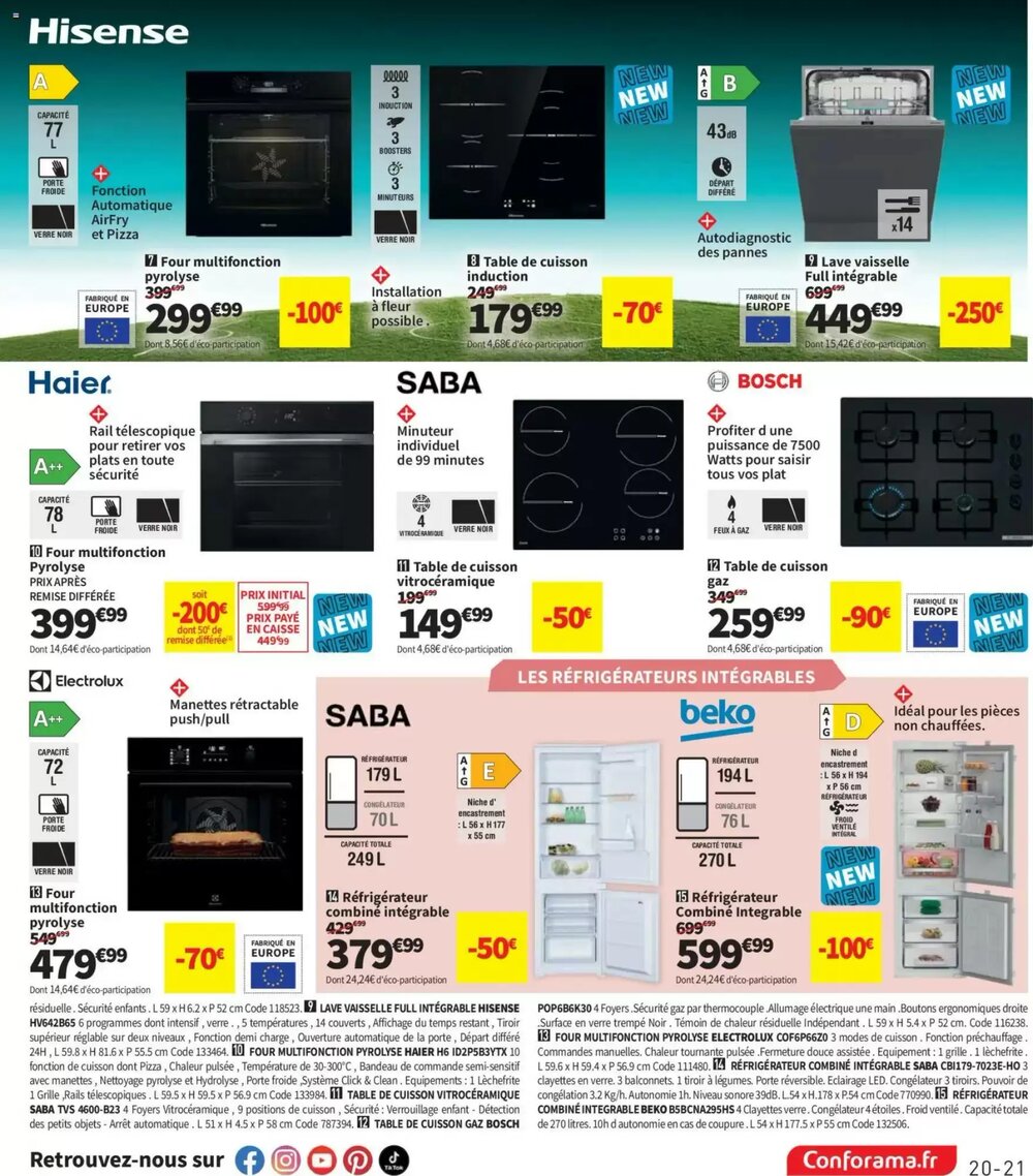 Prospectus promotionnel Conforama valable à partir du 28/04/2026 - Page 21.