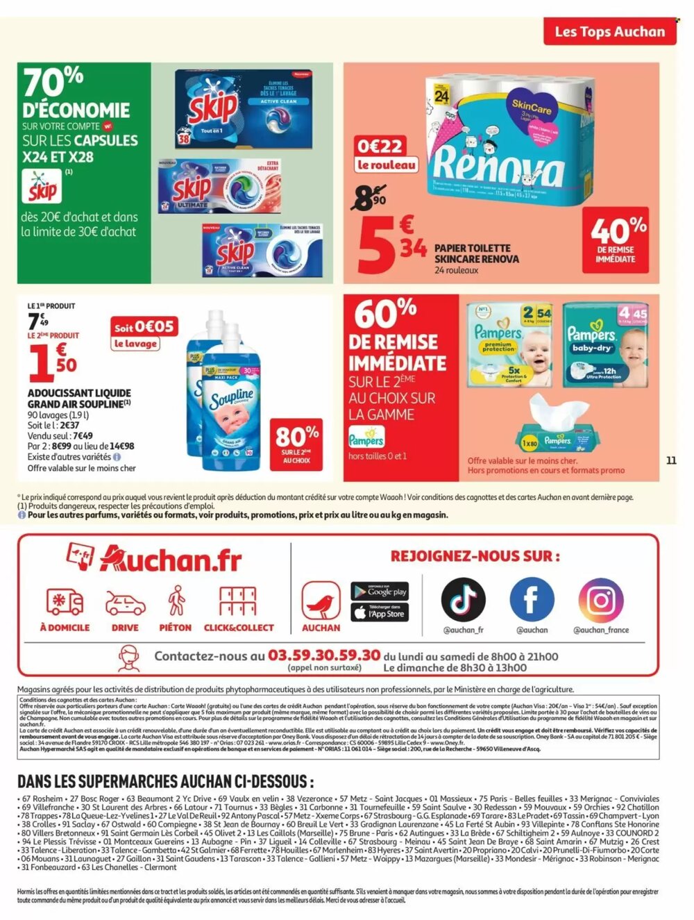 Prospectus promotionnel Auchan valable à partir du 28/04/2026 - Page 11.