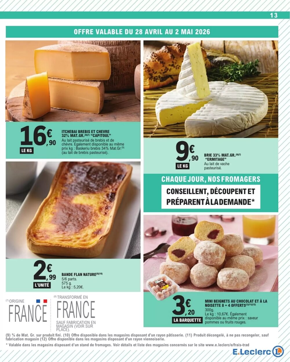 Prospectus promotionnel E.Leclerc valable à partir du 28/04/2026 - Page 13.