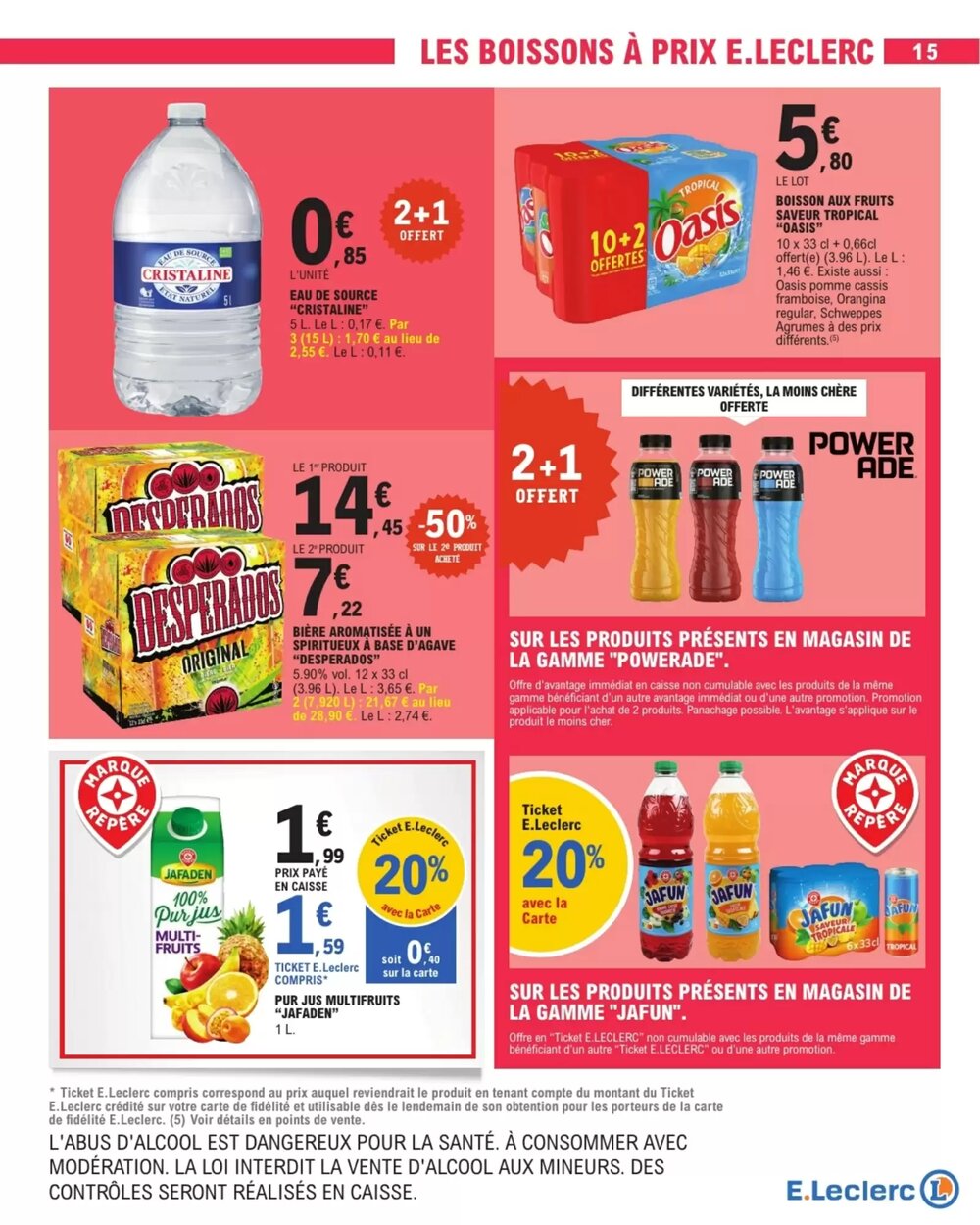 Prospectus promotionnel E.Leclerc valable à partir du 28/04/2026 - Page 15.