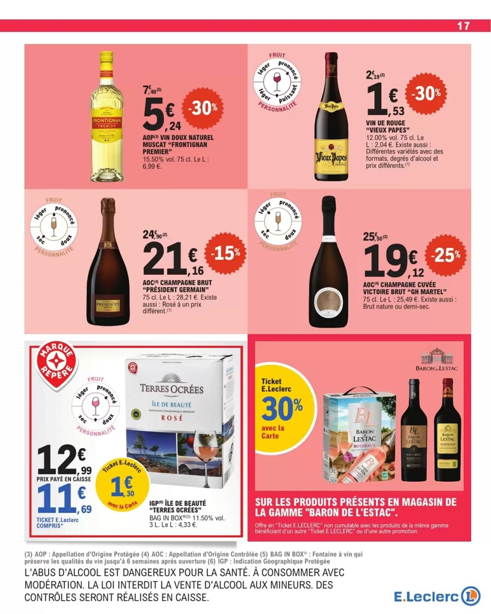 Prospectus promotionnel E.Leclerc valable à partir du 28/04/2026 - Page 17.