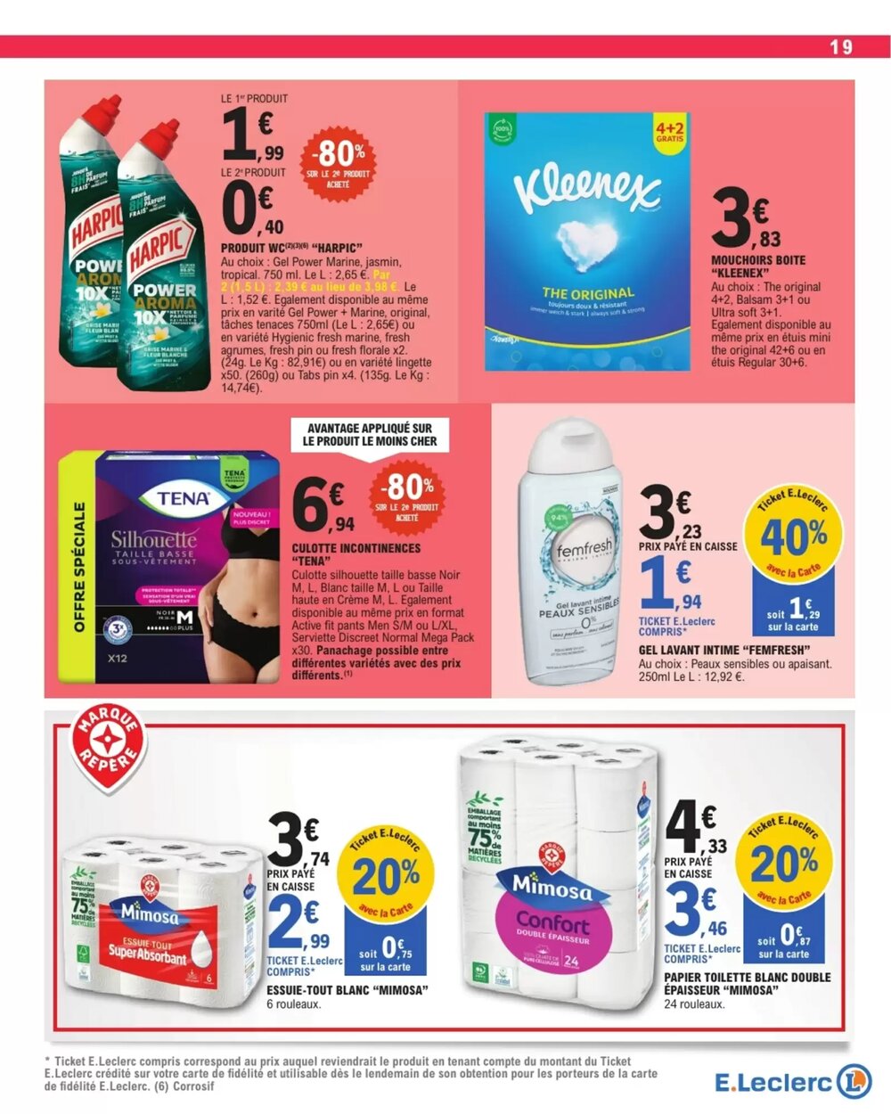 Prospectus promotionnel E.Leclerc valable à partir du 28/04/2026 - Page 19.