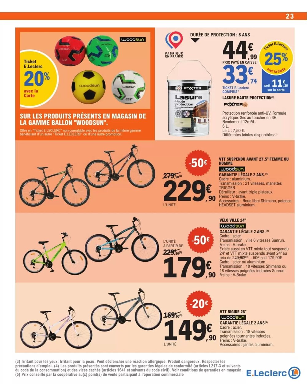 Prospectus promotionnel E.Leclerc valable à partir du 28/04/2026 - Page 23.