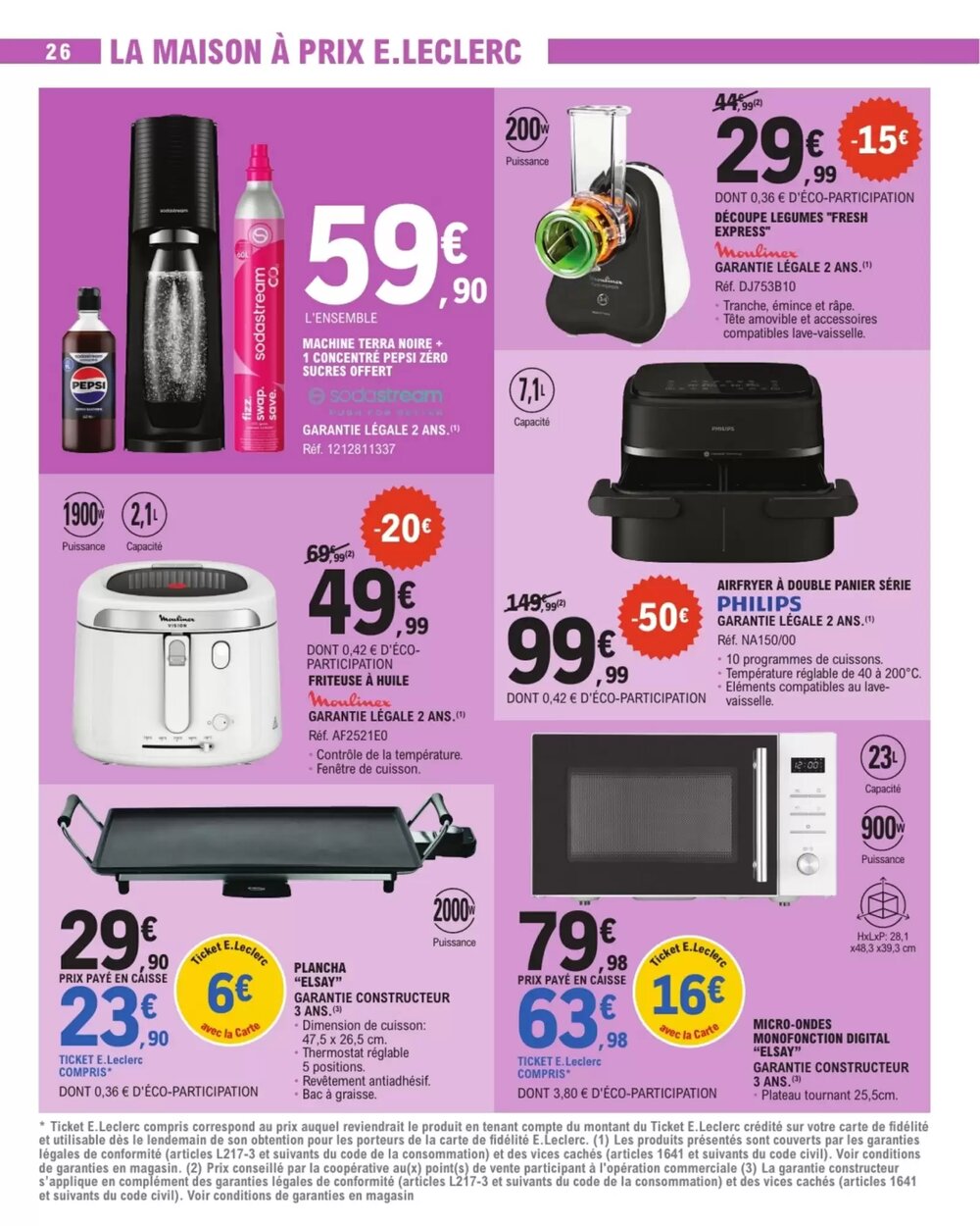 Prospectus promotionnel E.Leclerc valable à partir du 28/04/2026 - Page 26.