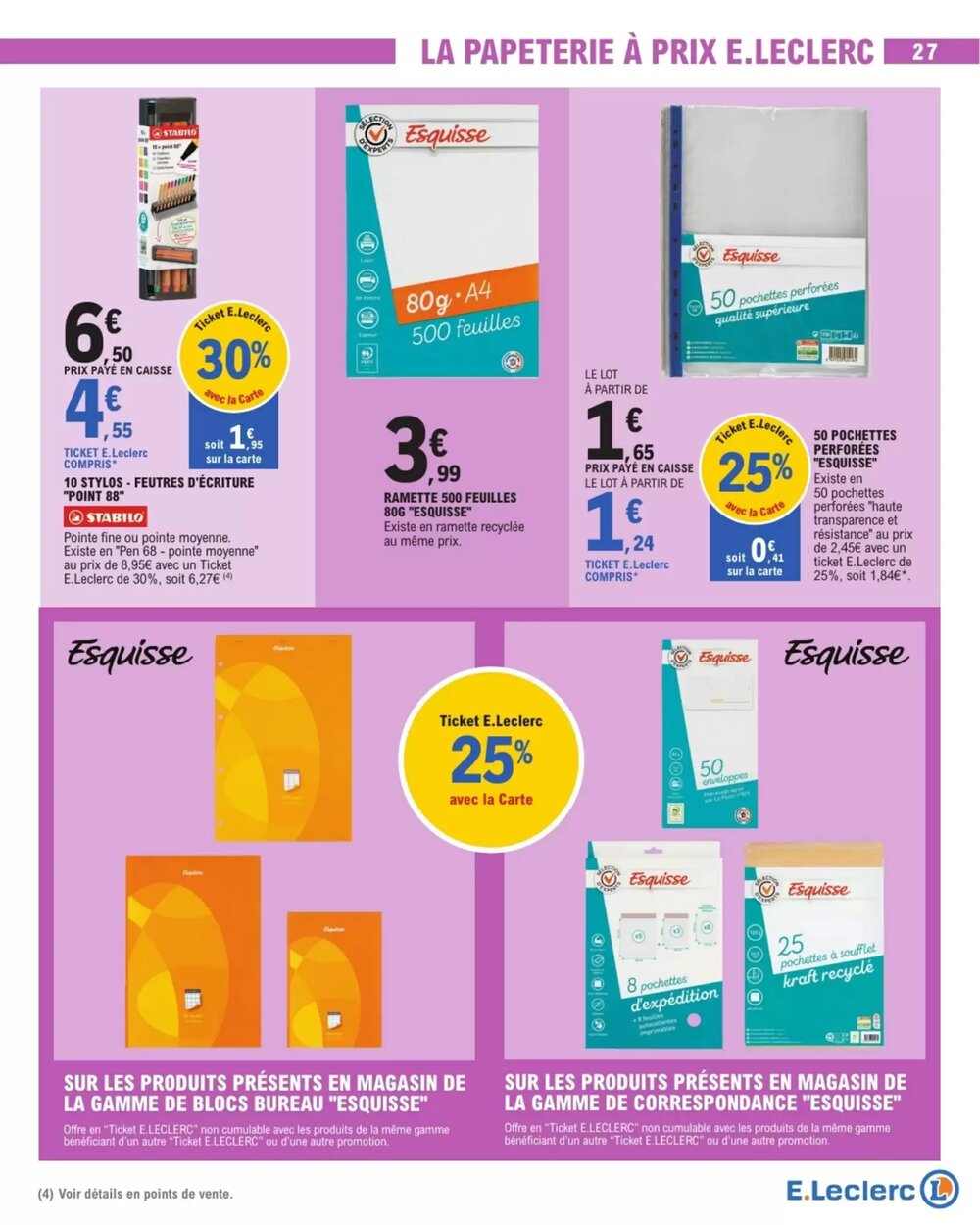 Prospectus promotionnel E.Leclerc valable à partir du 28/04/2026 - Page 27.