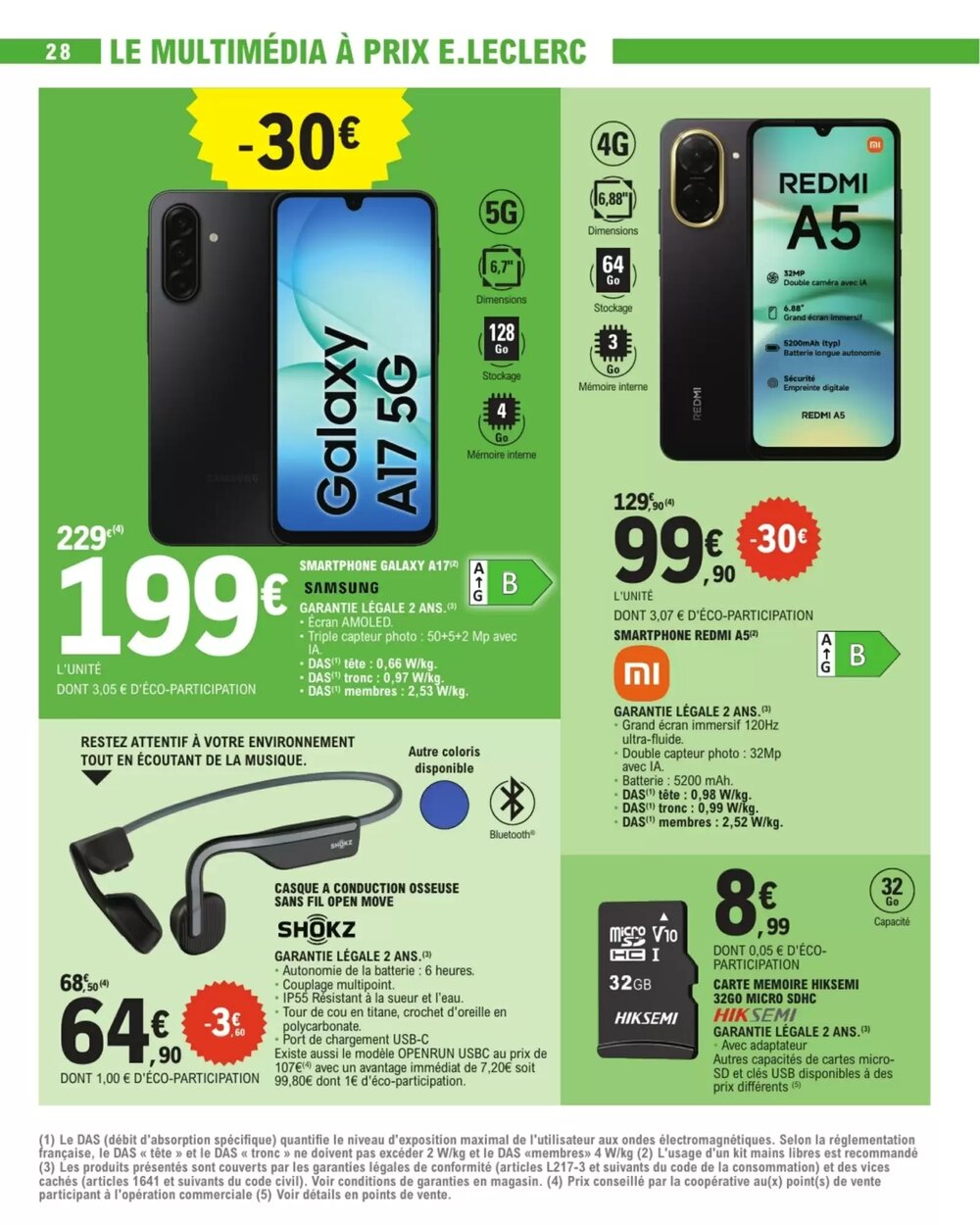 Prospectus promotionnel E.Leclerc valable à partir du 28/04/2026 - Page 28.