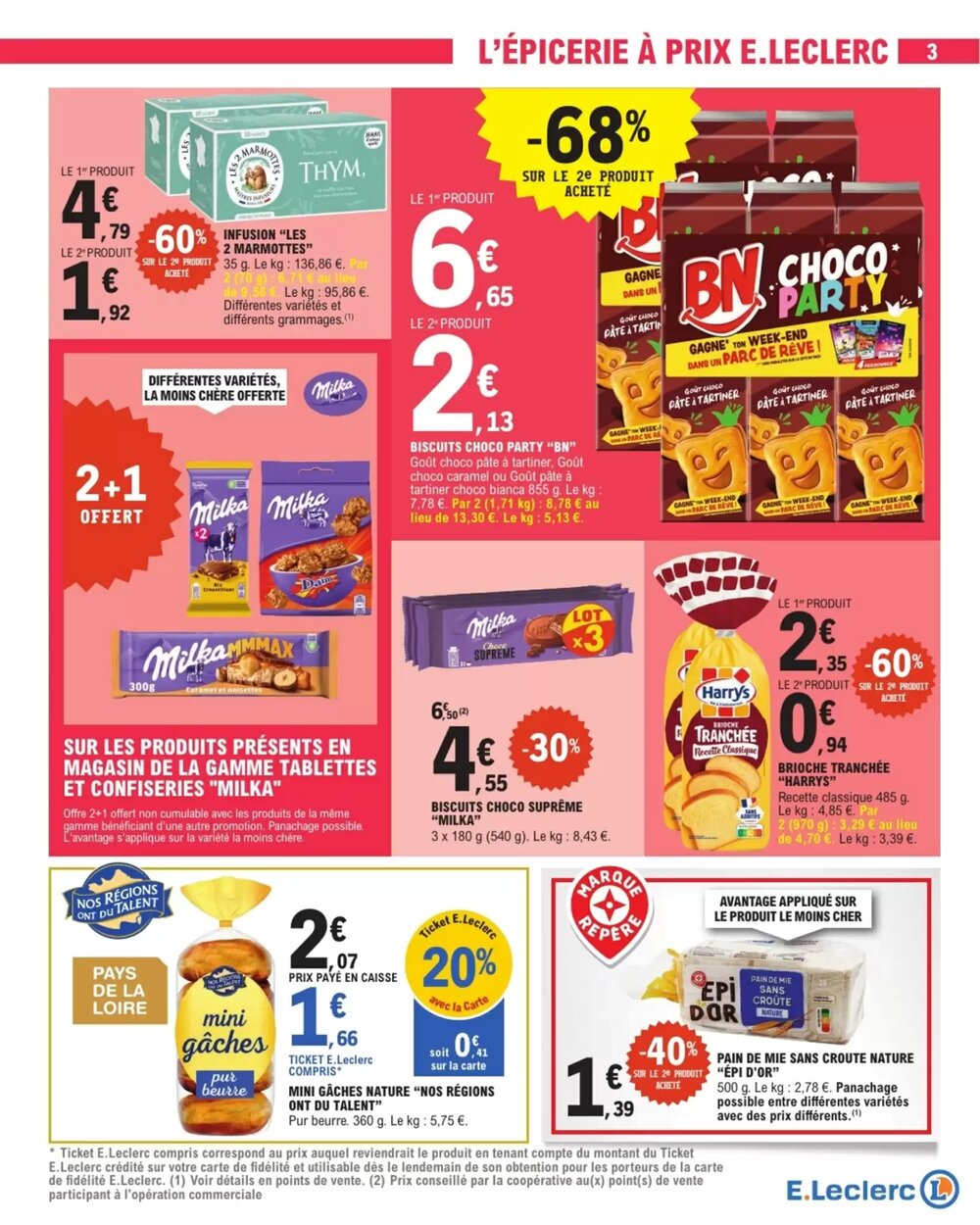 Prospectus promotionnel E.Leclerc valable à partir du 28/04/2026 - Page 3.