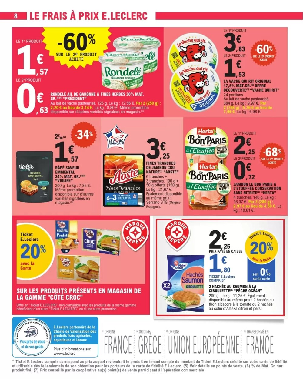 Prospectus promotionnel E.Leclerc valable à partir du 28/04/2026 - Page 8.