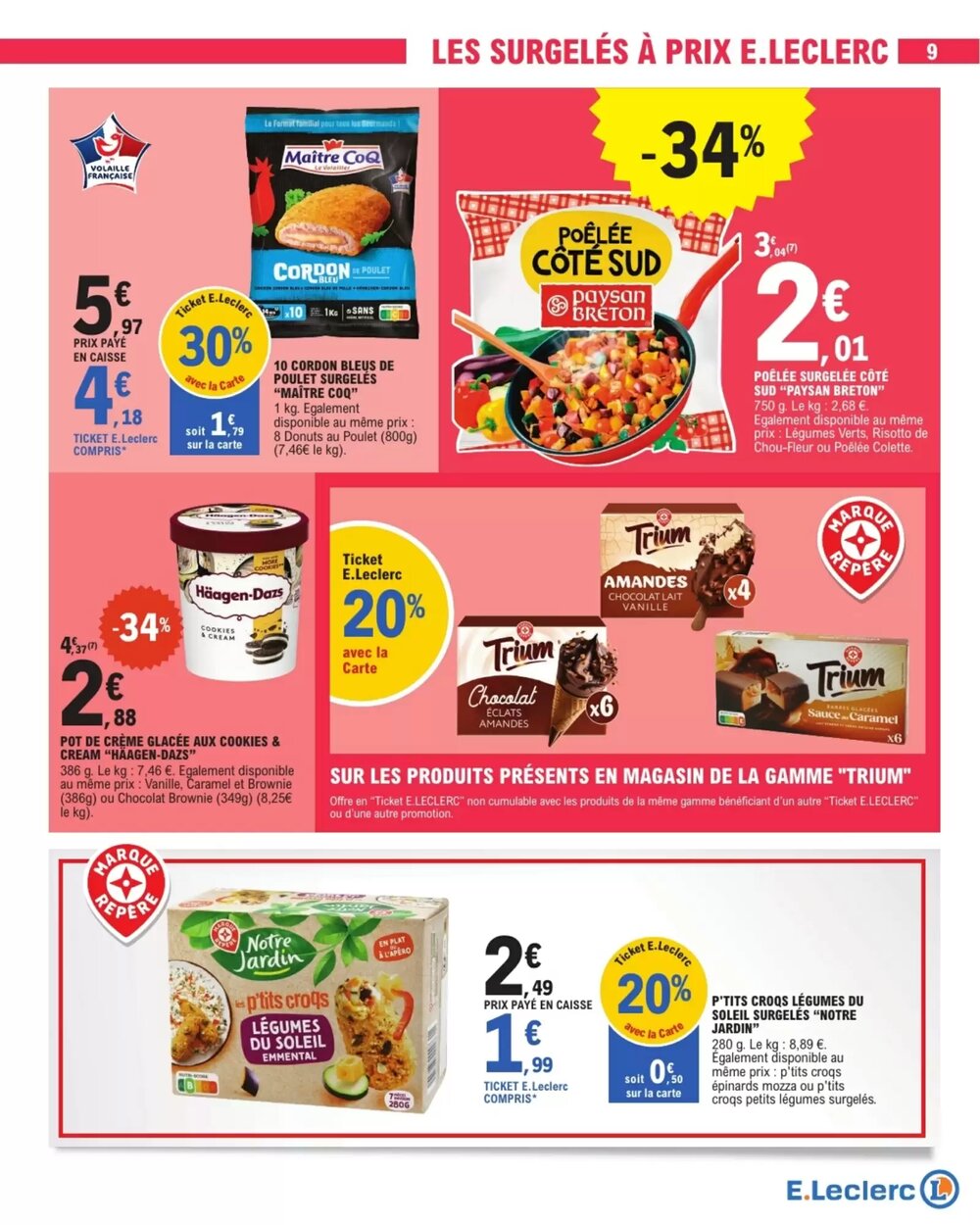 Prospectus promotionnel E.Leclerc valable à partir du 28/04/2026 - Page 9.